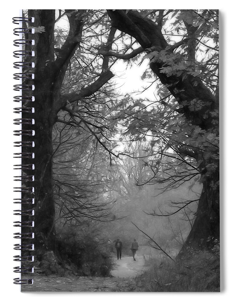 Journey Spiral Notebook featuring the photograph Journeying by I'ina Van Lawick