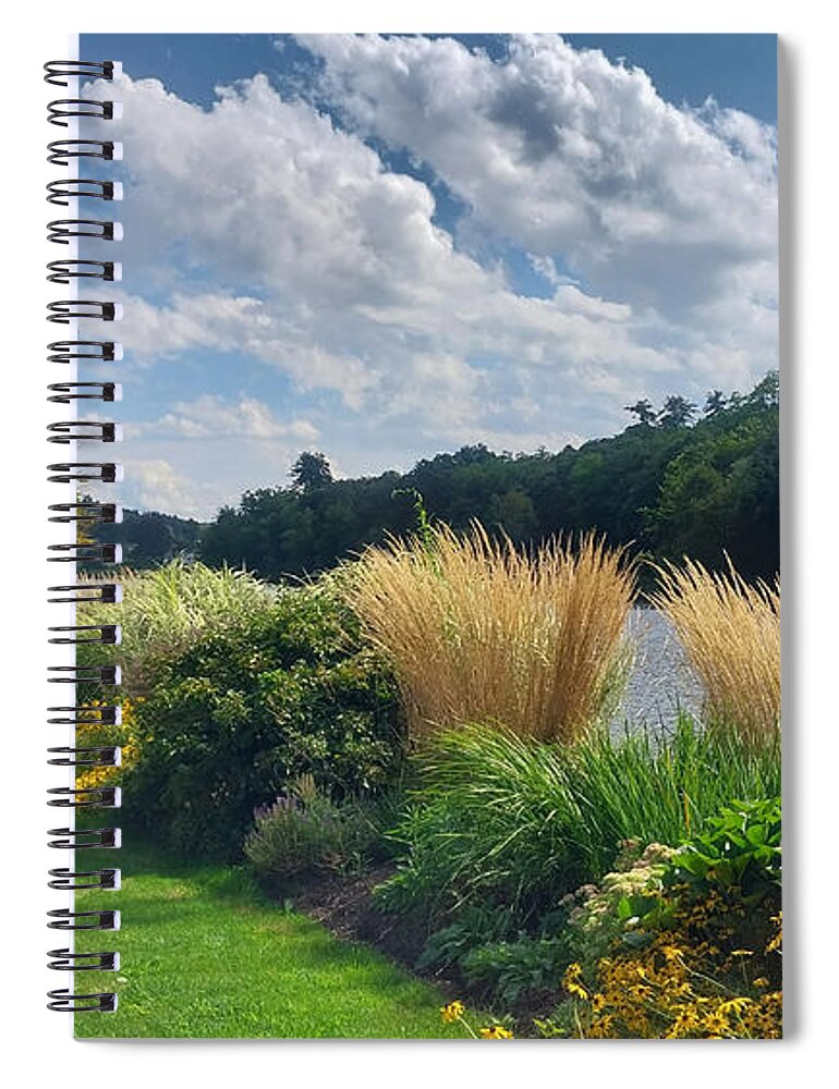Landscape Spiral Notebook featuring the photograph Just Before Autumn by Dani McEvoy