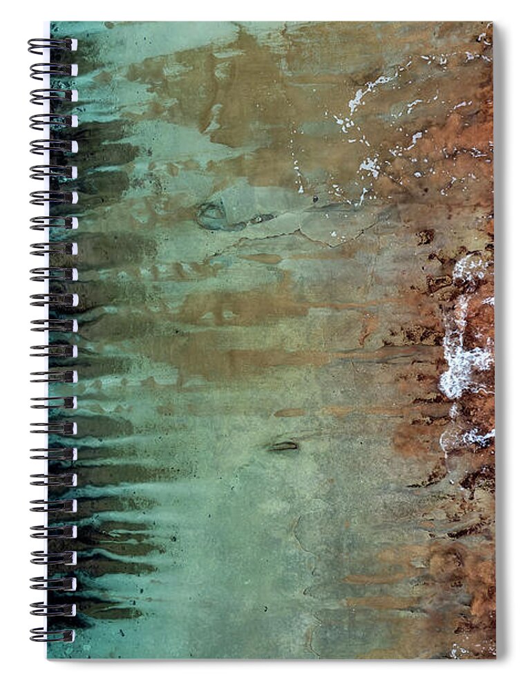 Kaanapali Spiral Notebook featuring the photograph Kaanapali Beach Design by Christopher Johnson
