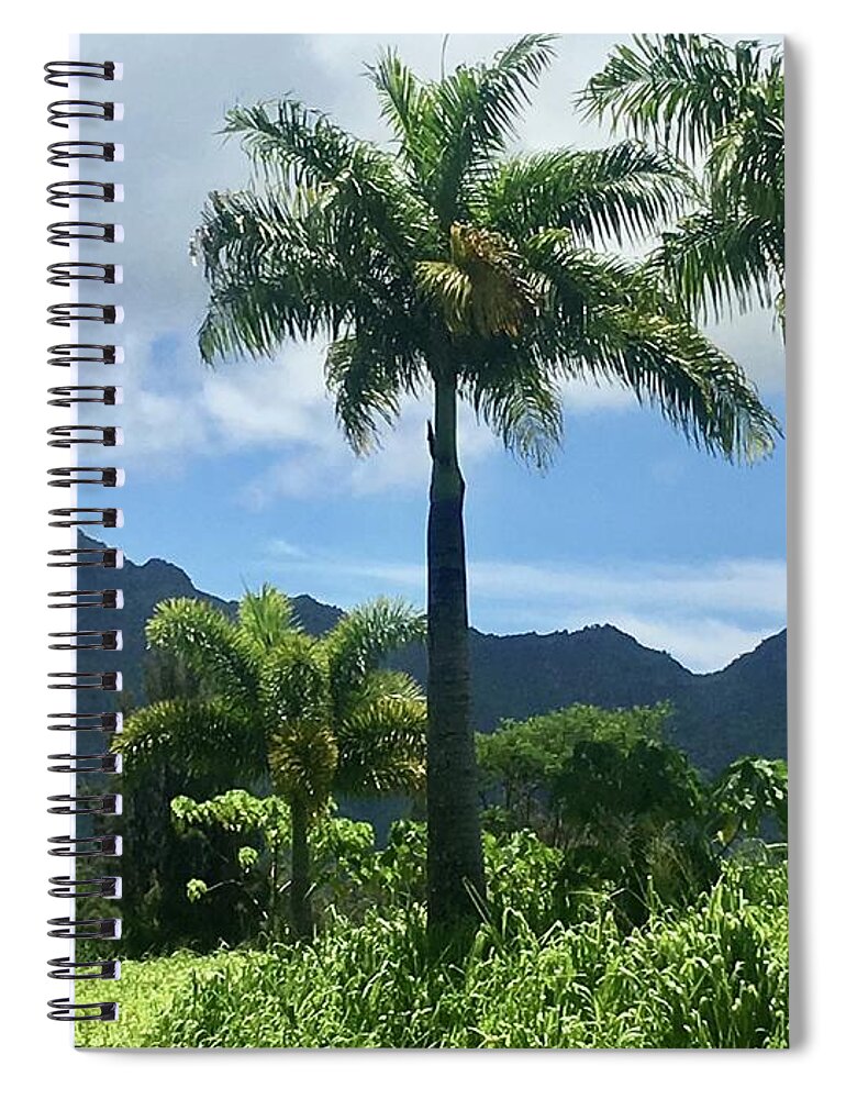 Kauai Spiral Notebook featuring the photograph Kauai Green by Jennifer Kane Webb