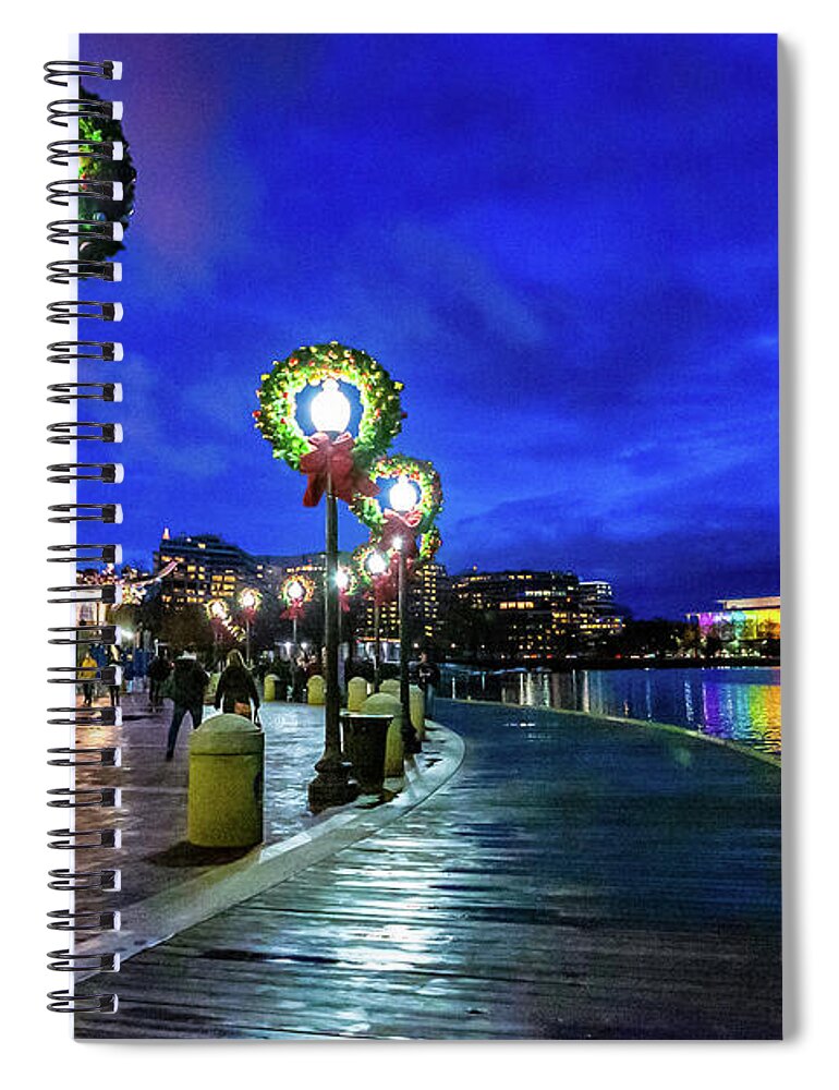 Kennedy Library And Museum Spiral Notebook featuring the digital art Kennedy Library and Museum by SnapHappy Photos