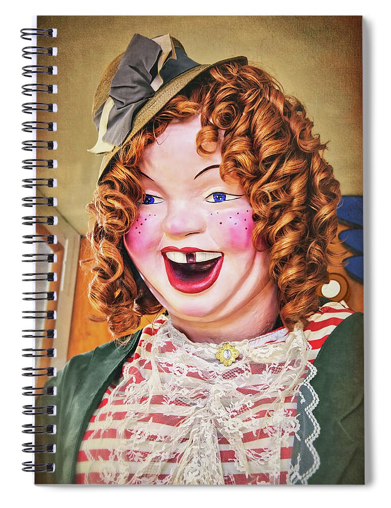 San Francisco Spiral Notebook featuring the photograph Laffing Sal San Francisco California by Carol Japp