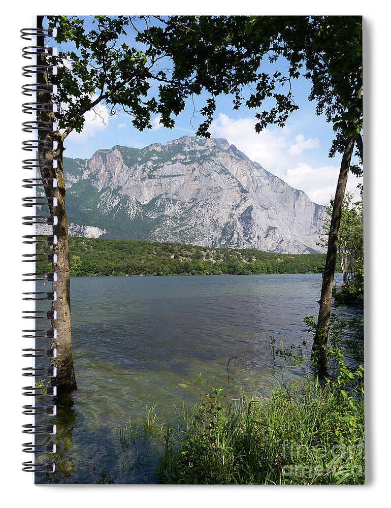 Lago Di Cavedine Spiral Notebook featuring the photograph Lago di Cavedine - Trentino - Italy by Phil Banks