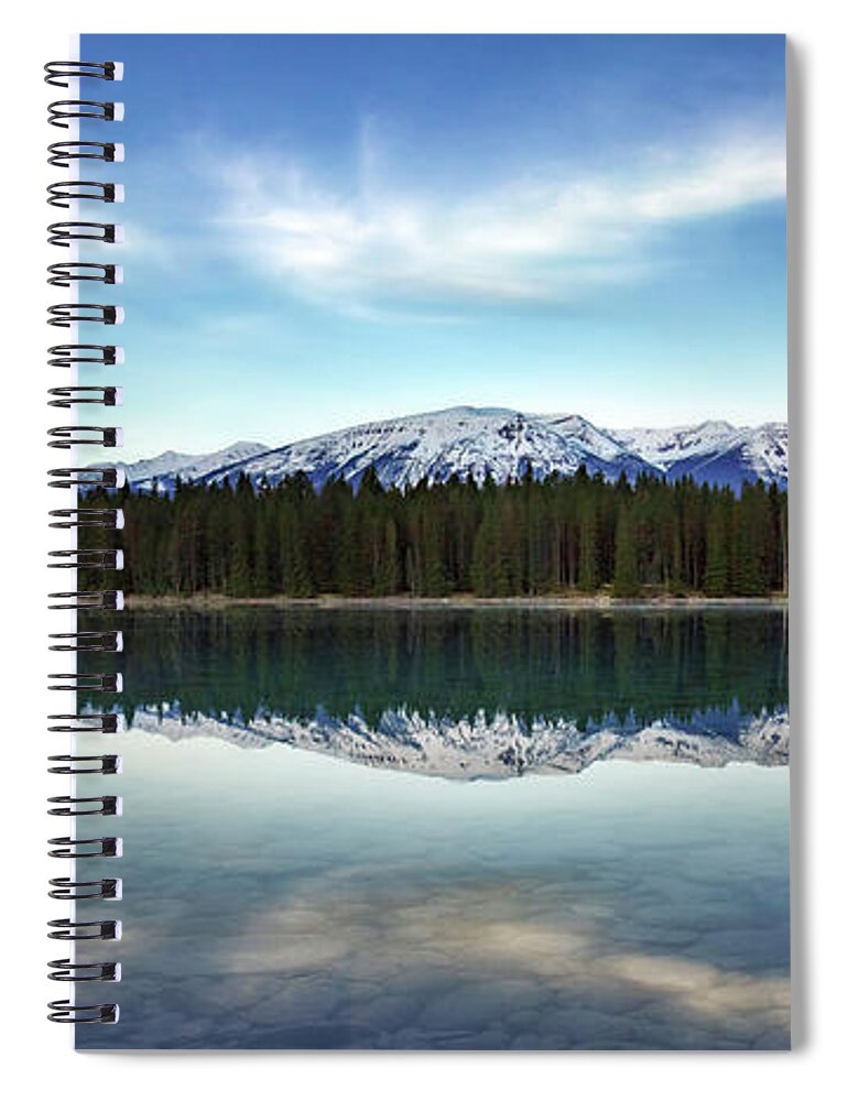 Lake-annette Spiral Notebook featuring the photograph Lake Annette by Gary Johnson