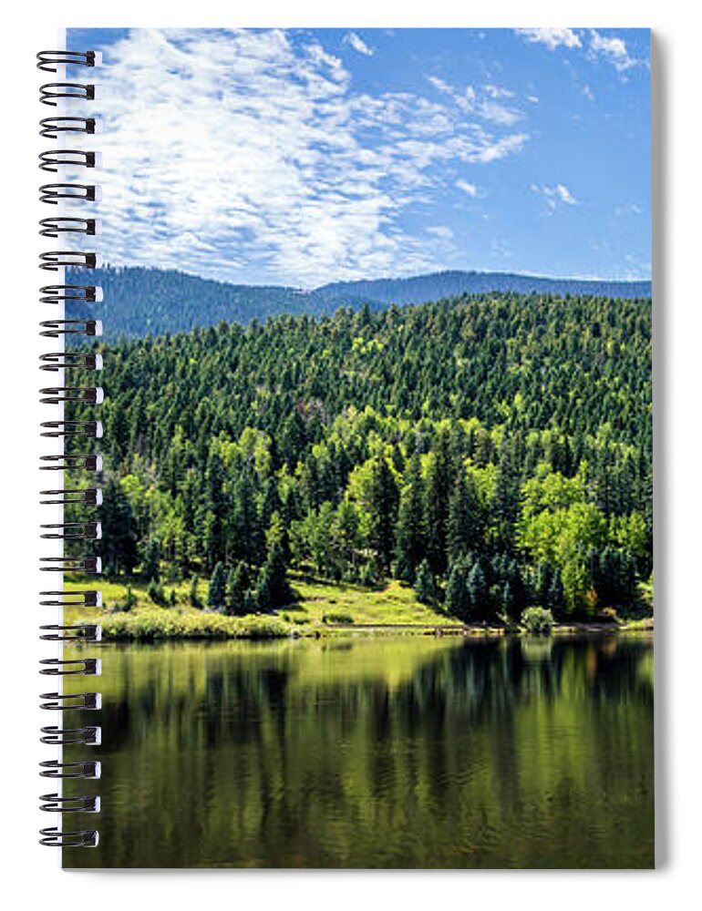 Colorado Spiral Notebook featuring the photograph Lake Isabel Colorado Panorama by Debra Martz