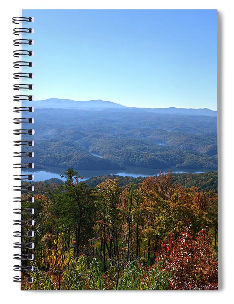 Tennessee Spiral Notebook featuring the photograph Lake Ocoee 1 by Phil Perkins