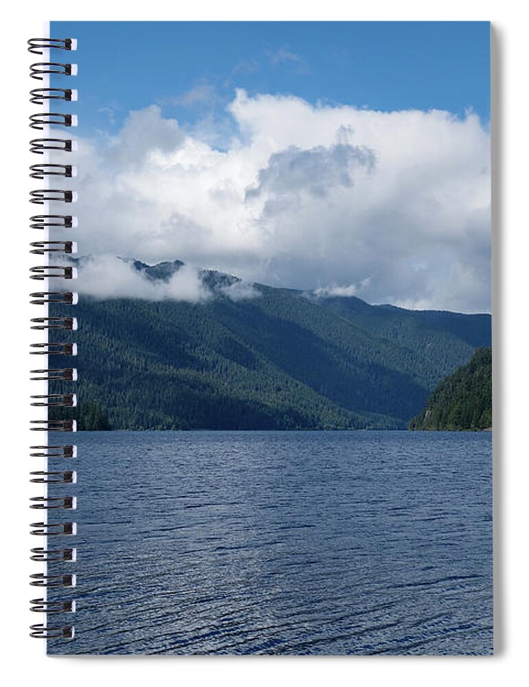 Lake Quinault Washington State Spiral Notebook featuring the photograph Lake Quinault Washington State by Dan Sproul