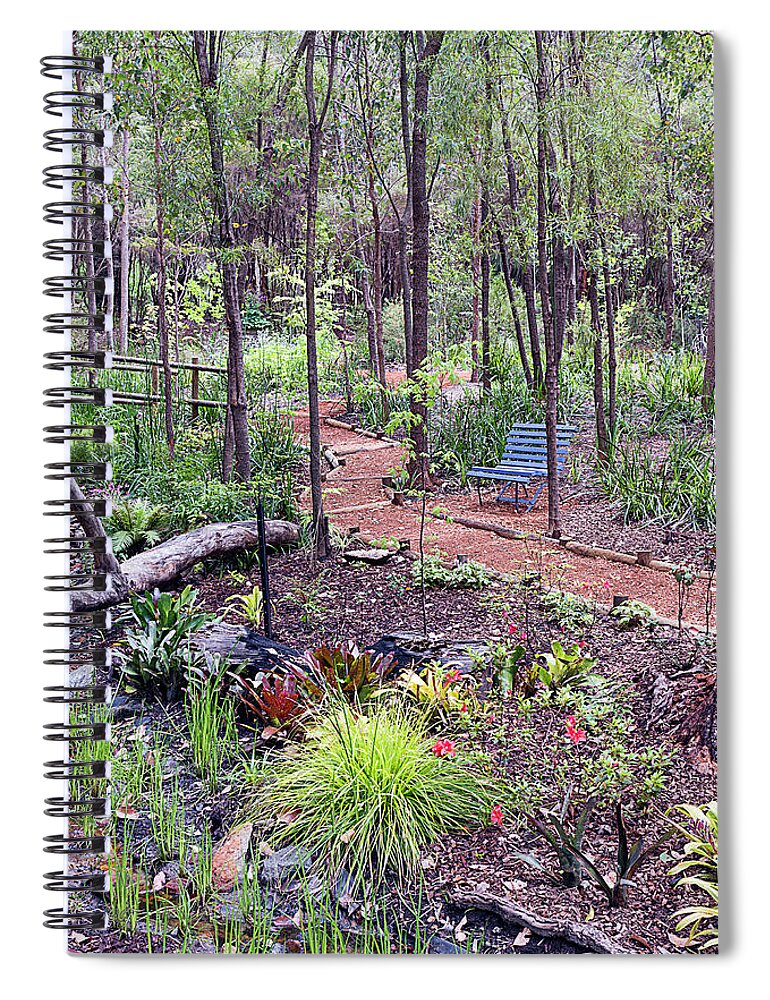 Garden Spiral Notebook featuring the photograph Lakeside, Pemberton, Western Australia #5 by Elaine Teague