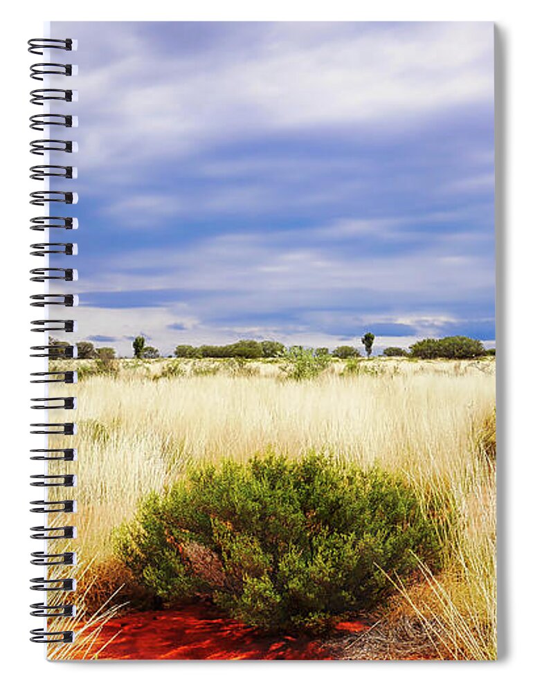 Central Australia Spiral Notebook featuring the photograph Landscape of Central Australia by Lexa Harpell