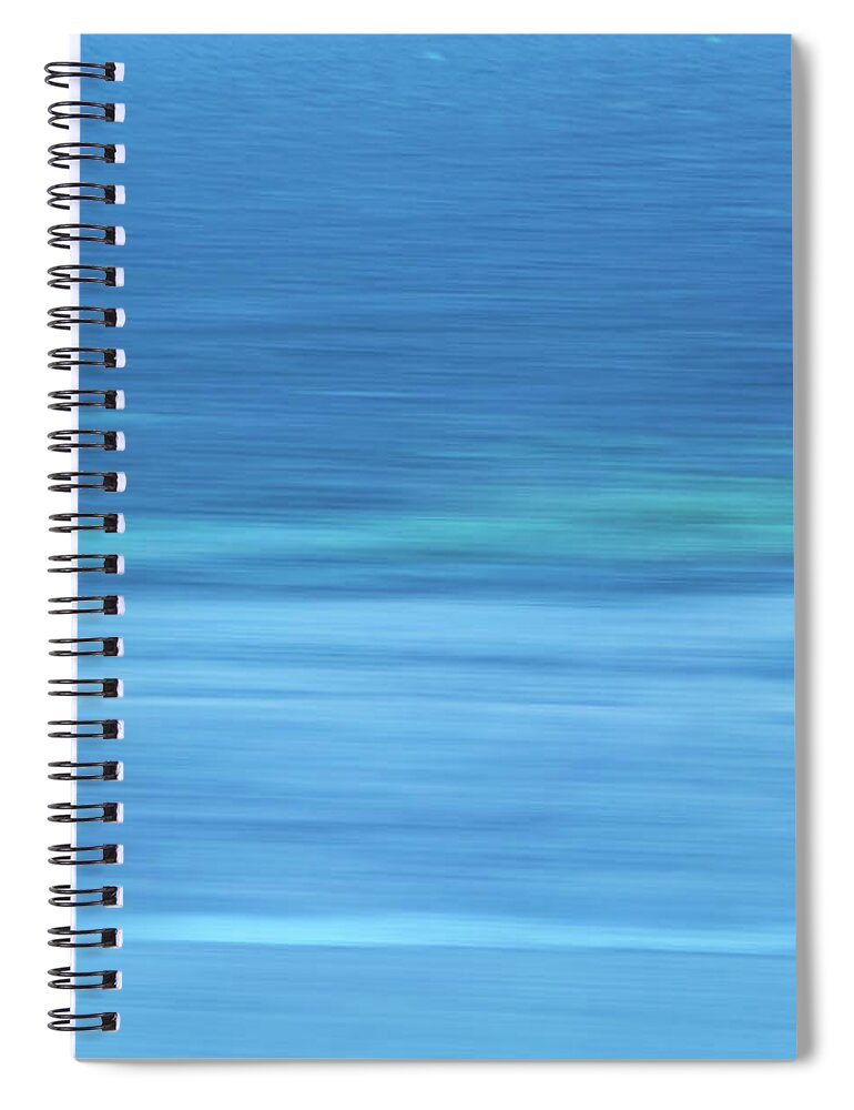 New Mexico Spiral Notebook featuring the photograph Landwater Abstractions III by Denise Dethlefsen