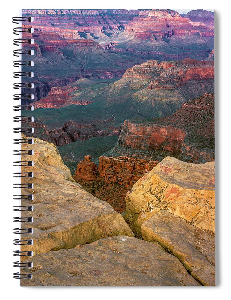 Usa Spiral Notebook featuring the photograph Large Crack by Randy Bradley