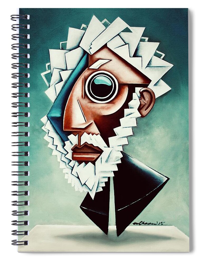 Sonny Rollins Spiral Notebook featuring the painting Late Sonny by Martel Chapman