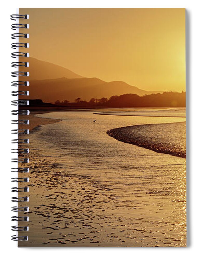Donegal Spiral Notebook featuring the photograph Late Winter Sunset - Downings, Donegal by John Soffe