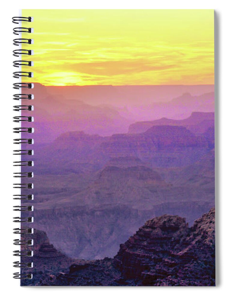 Grand Canyon Spiral Notebook featuring the photograph Layers of a Grand Canyon Arizona Sunset by Chance Kafka