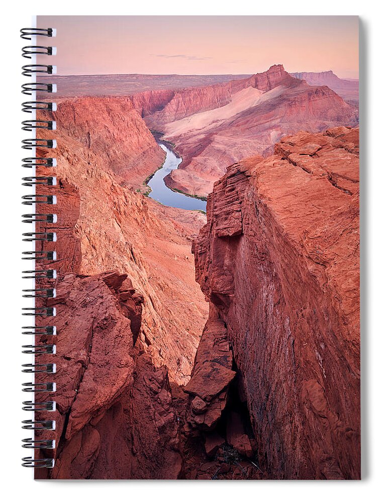 Glen Canyon Spiral Notebook featuring the photograph Leaving Glen Canyon by Peter Boehringer