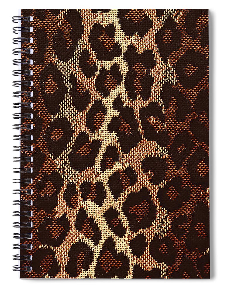 Leopard Print Spiral Notebook featuring the photograph Leopard Print by Susan Rissi Tregoning