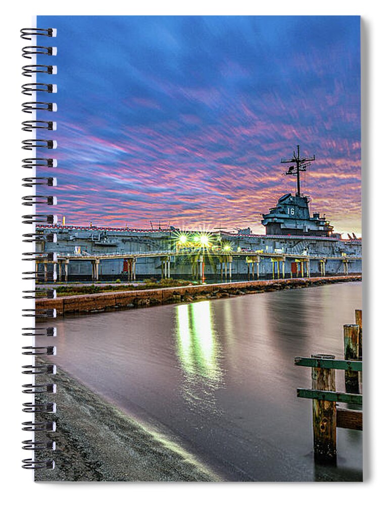 Uss Spiral Notebook featuring the photograph Lex by Christopher Rice