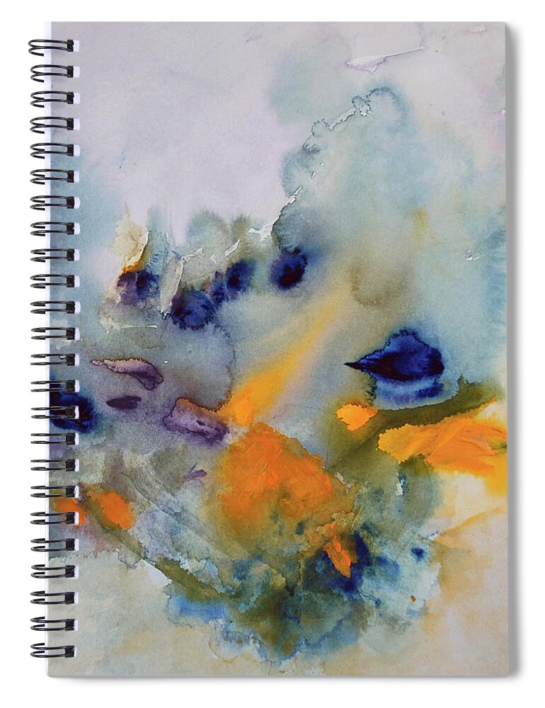 Watercolor Spiral Notebook featuring the painting Liberation by Dick Richards