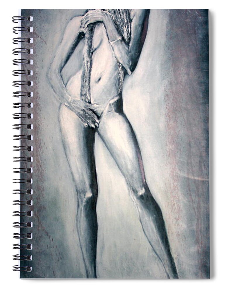 Art Spiral Notebook featuring the painting Life Is Good by Jarmo Korhonen aka Jarko