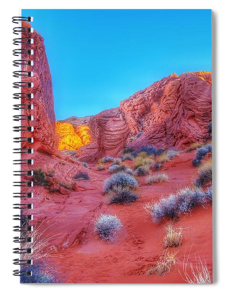  Spiral Notebook featuring the photograph Life on Mars 2 by Rodney Lee Williams