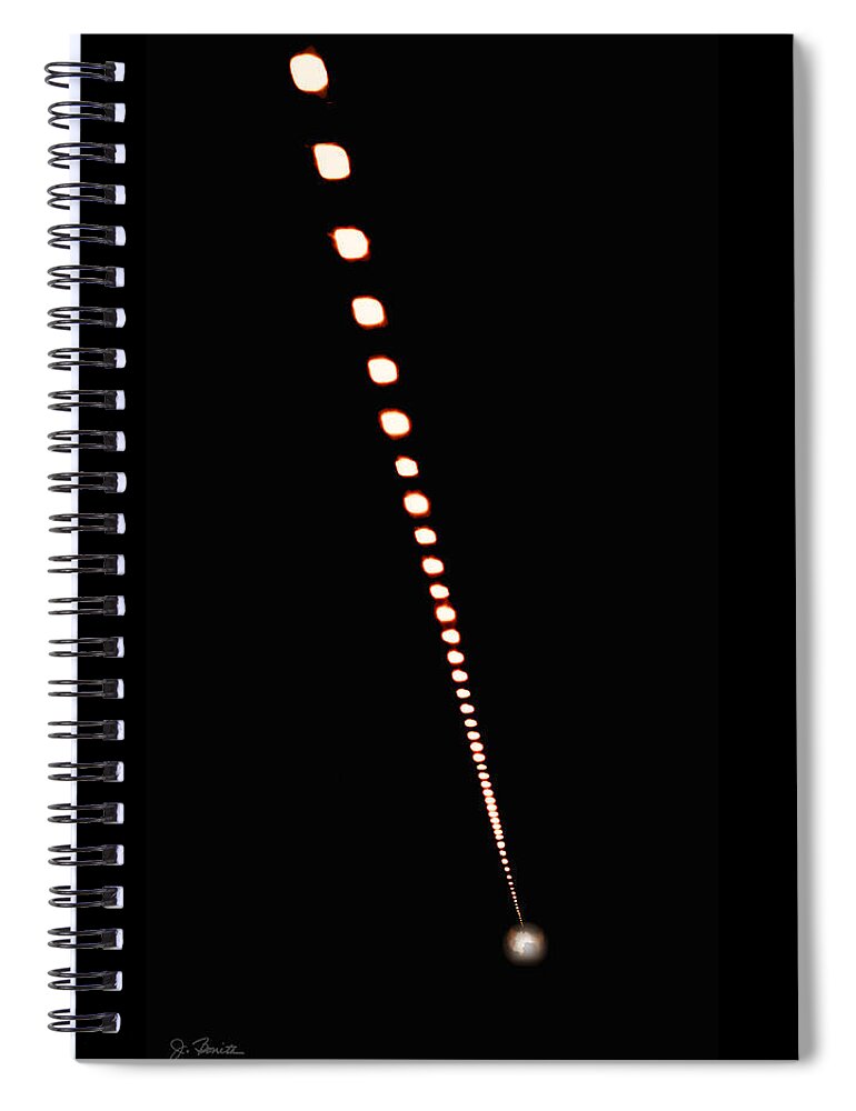 Tunnel Spiral Notebook featuring the photograph Light at the End of the Tunnel by Joe Bonita