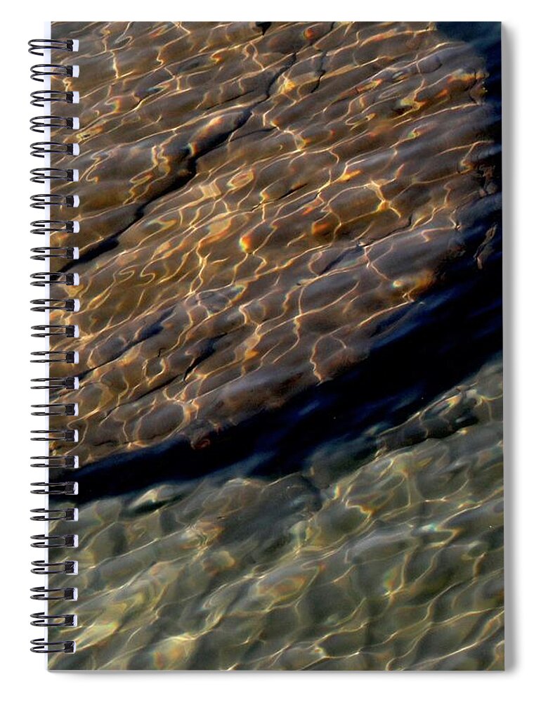  Spiral Notebook featuring the photograph Light Dance by Dorsey Northrup