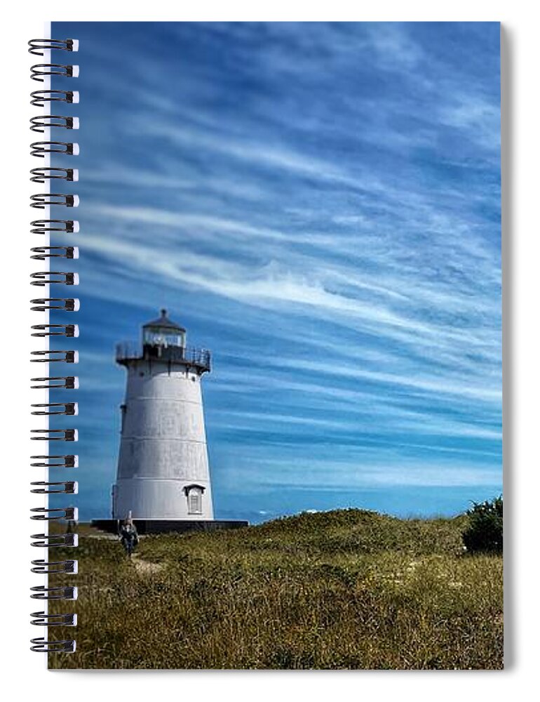 Lighthouse Spiral Notebook featuring the photograph Lighthouse by David Rucker