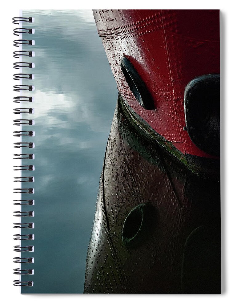 Boat Spiral Notebook featuring the photograph Lightship by Gavin Lewis