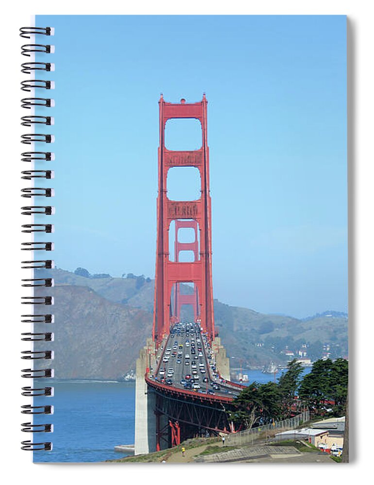 San Francisco Spiral Notebook featuring the photograph Line Up by Wilko van de Kamp Fine Photo Art