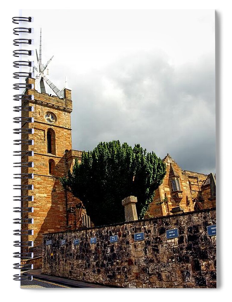 Scotland Spiral Notebook featuring the photograph Linlithgow Palace Entrance by Richard Thomas