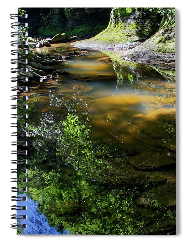 Little Piney Creek Spiral Notebook featuring the photograph Little Piney Creek 1 by Phil Perkins