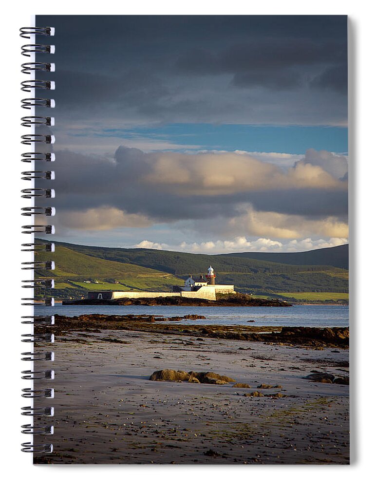 Lighthouse Spiral Notebook featuring the photograph Little Samphire Lighthouse July 2021 by Mark Callanan