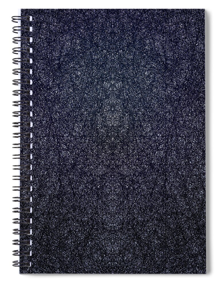  Spiral Notebook featuring the digital art LE1 O44HSC-4xx4 by Primary Design Co