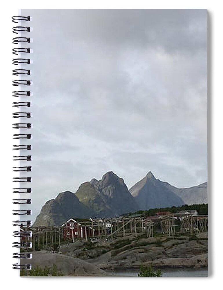 Pêcheur Spiral Notebook featuring the photograph Lofoten by Joelle Philibert