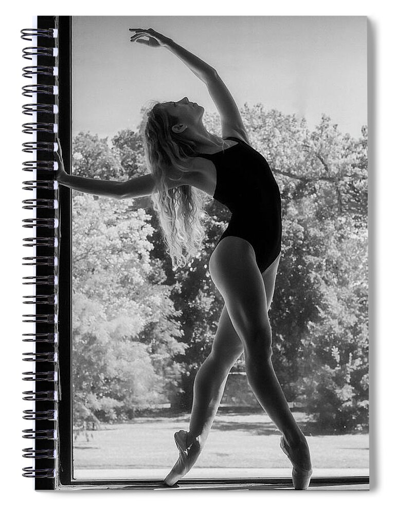 Published Spiral Notebook featuring the photograph Looking for Perfection by Enrique Pelaez
