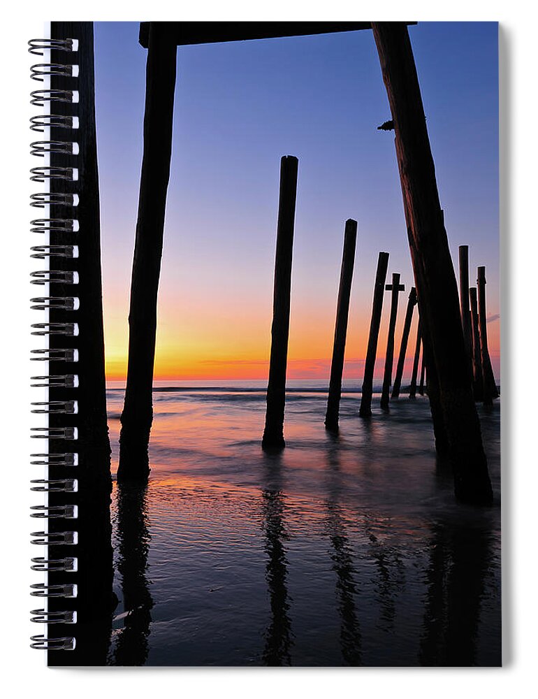 59th Pier Spiral Notebook featuring the photograph Looking Through by Louis Dallara