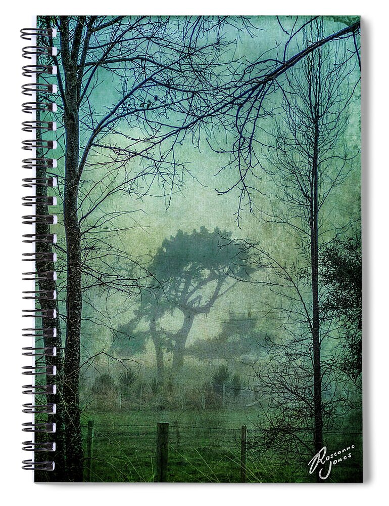 Tree Spiral Notebook featuring the photograph Looking Through by Roseanne Jones