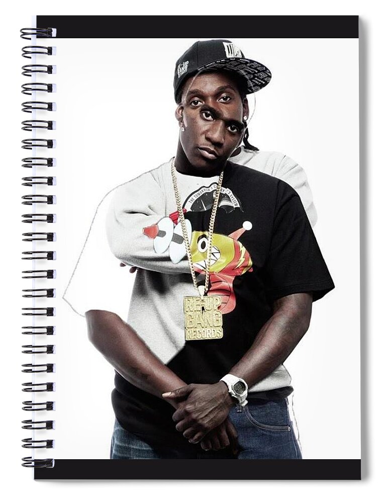 Hiphop Spiral Notebook featuring the digital art Lord Willin by Corey Wynn