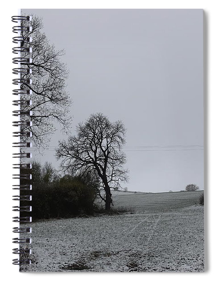 Winter Spiral Notebook featuring the photograph Lovely Winter Scenery by Eva-Maria Di Bella