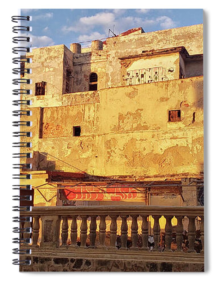 Sun Spiral Notebook featuring the photograph Low Sun by Elin Skov Vaeth