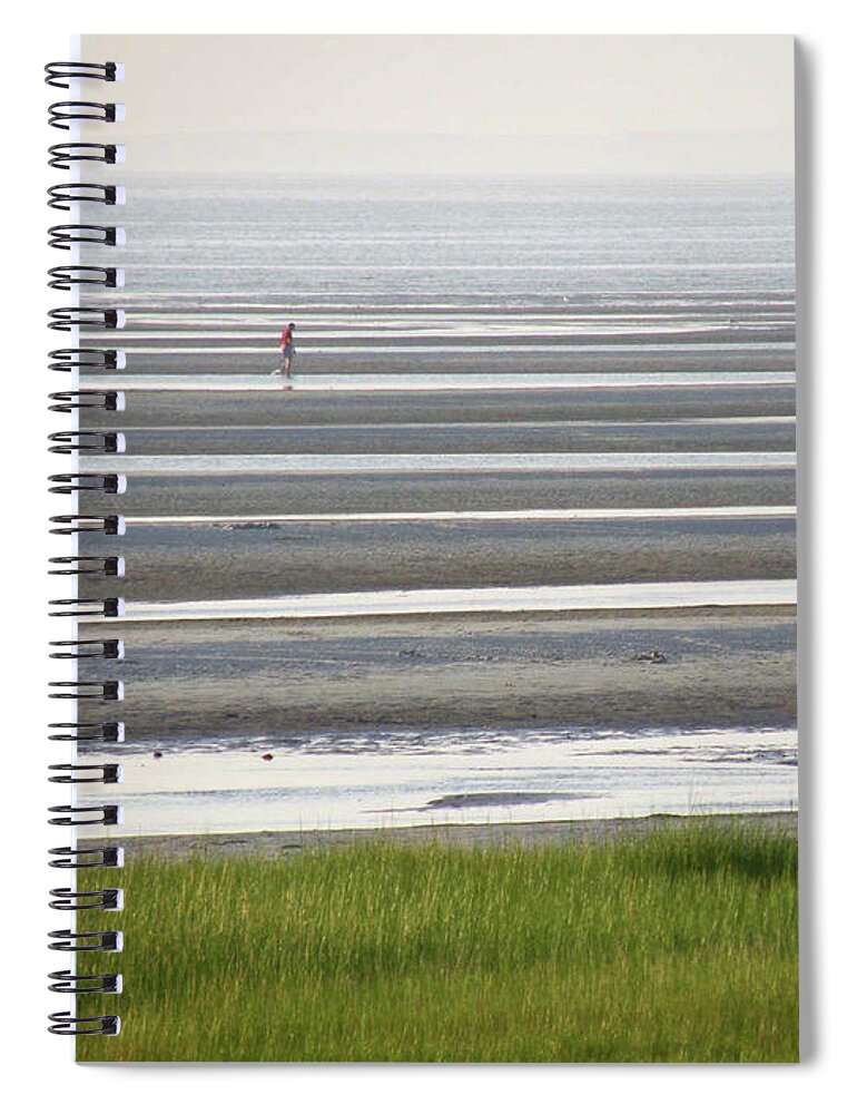 Low Tide at Skaket Beach Spiral Notebook by Jean Hall - Pixels