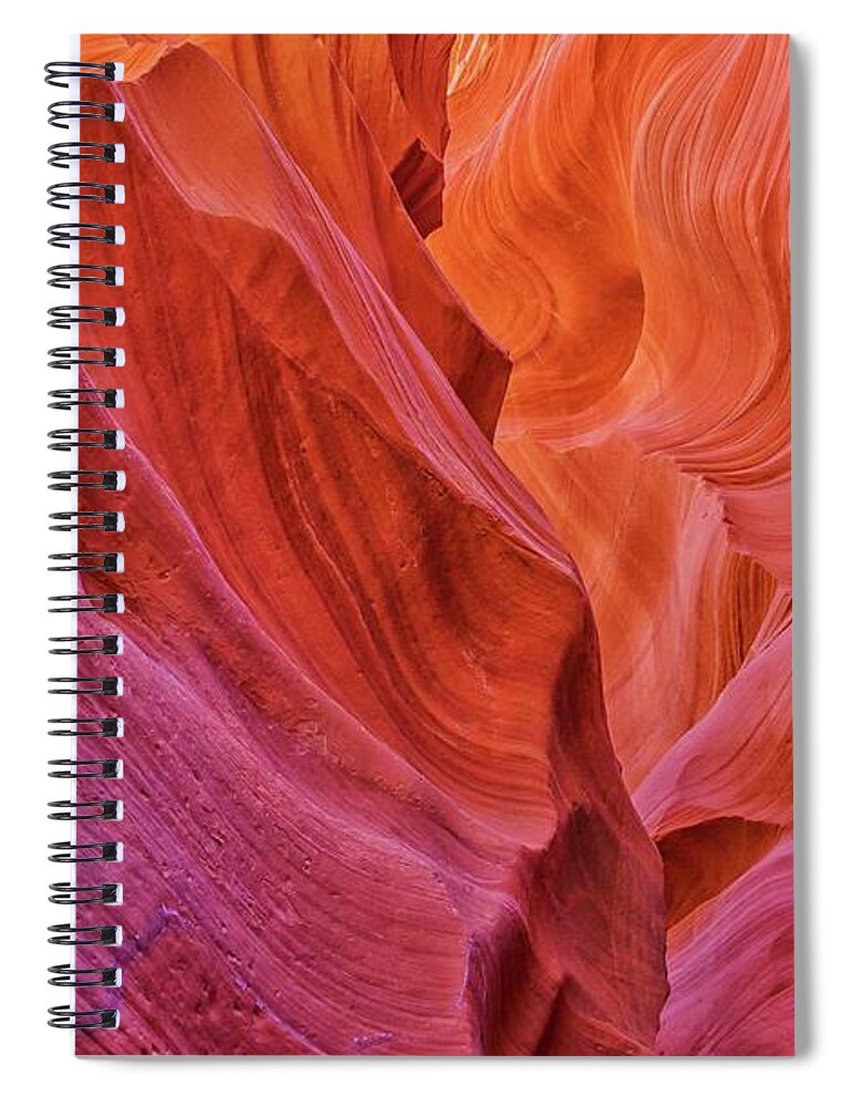 Antelope Canyon Spiral Notebook featuring the photograph Lower Antelope Canyon No. 1 by Marisa Geraghty Photography