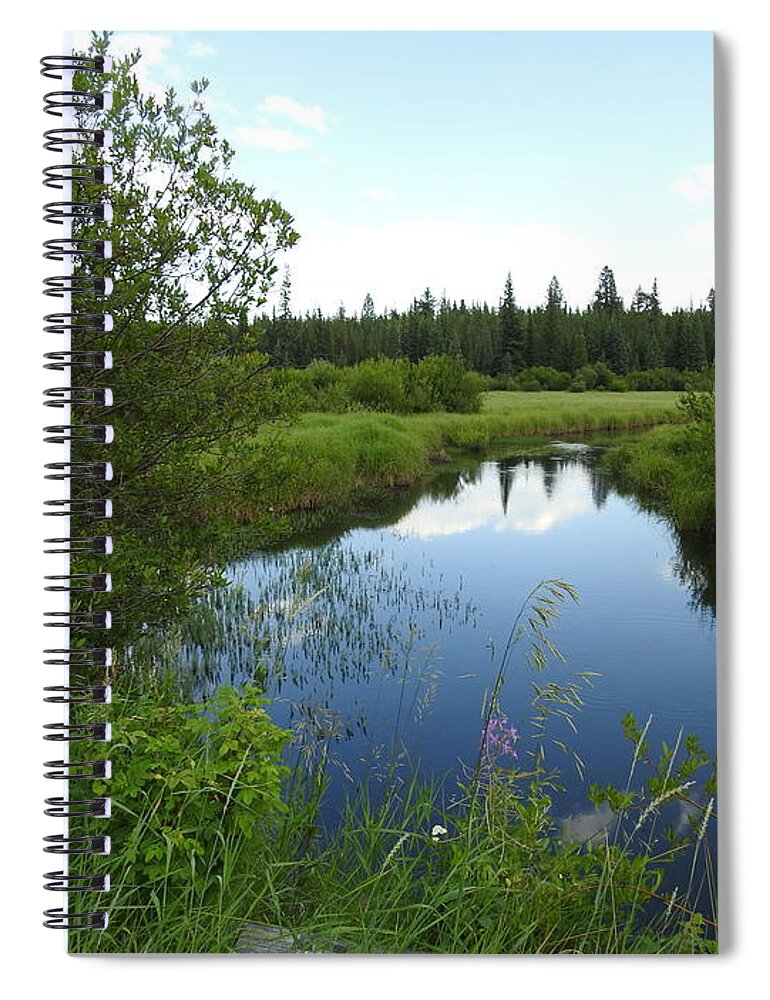 Mackin Creek Spiral Notebook featuring the photograph Mackin Creek by Nicola Finch