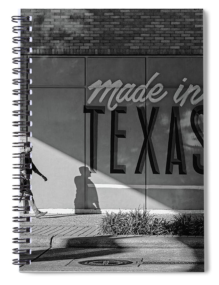 Made In Texas Spiral Notebook featuring the photograph Made in TEXAS by Mike Schaffner