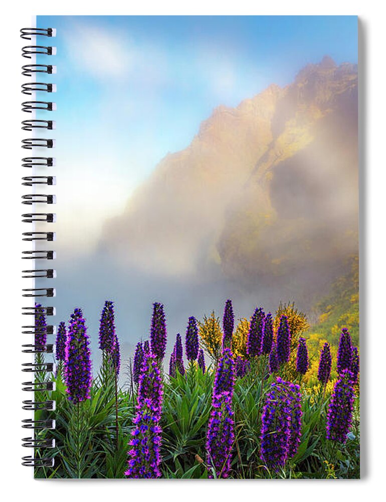 Atlantic Ocean Spiral Notebook featuring the photograph Madeira by Evgeni Dinev