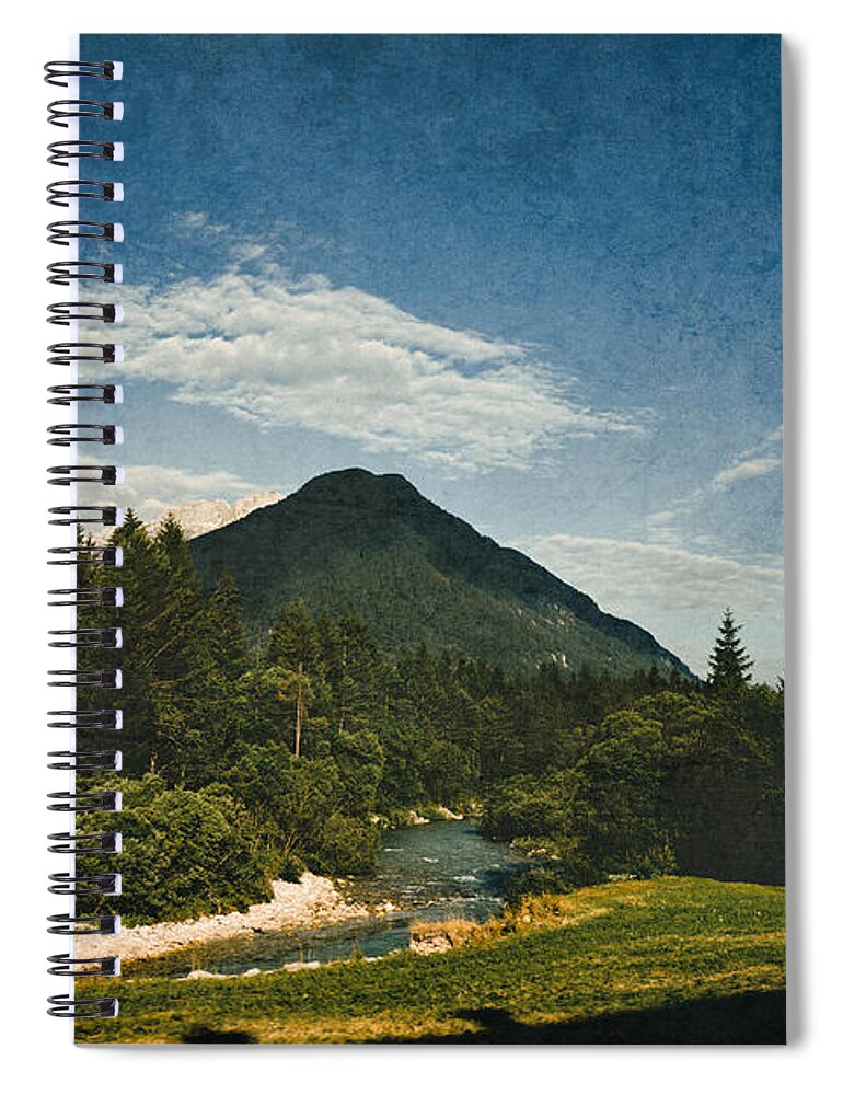 Landscape Spiral Notebook featuring the photograph Magic Slovenia by Yasmina Baggili
