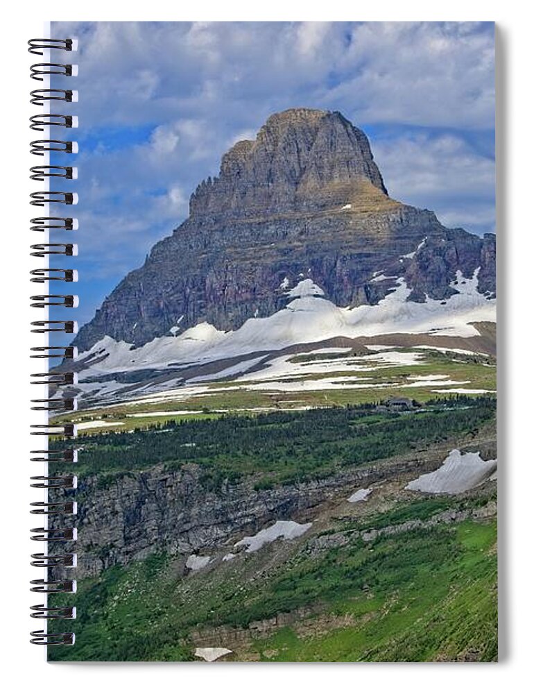 Aqua Spiral Notebook featuring the photograph Majestic Clements by David Desautel