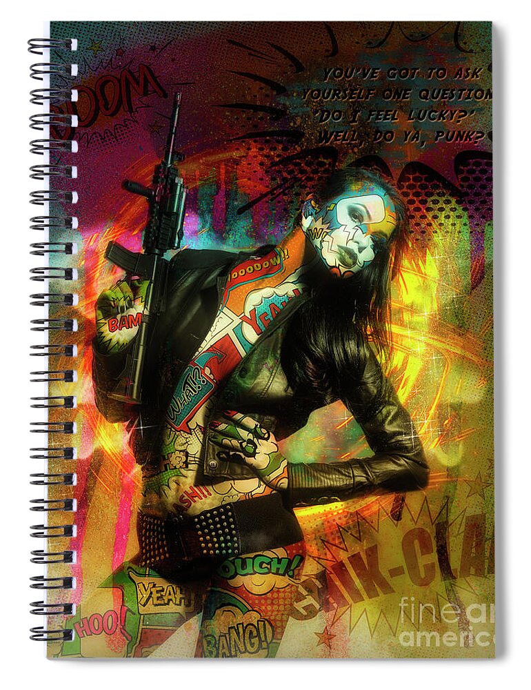 Art Spiral Notebook featuring the photograph Make my day by Erik Brede