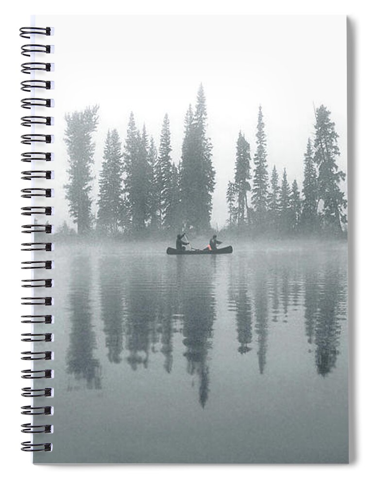 Canoeing Spiral Notebook featuring the photograph Making Dew by The Walkers