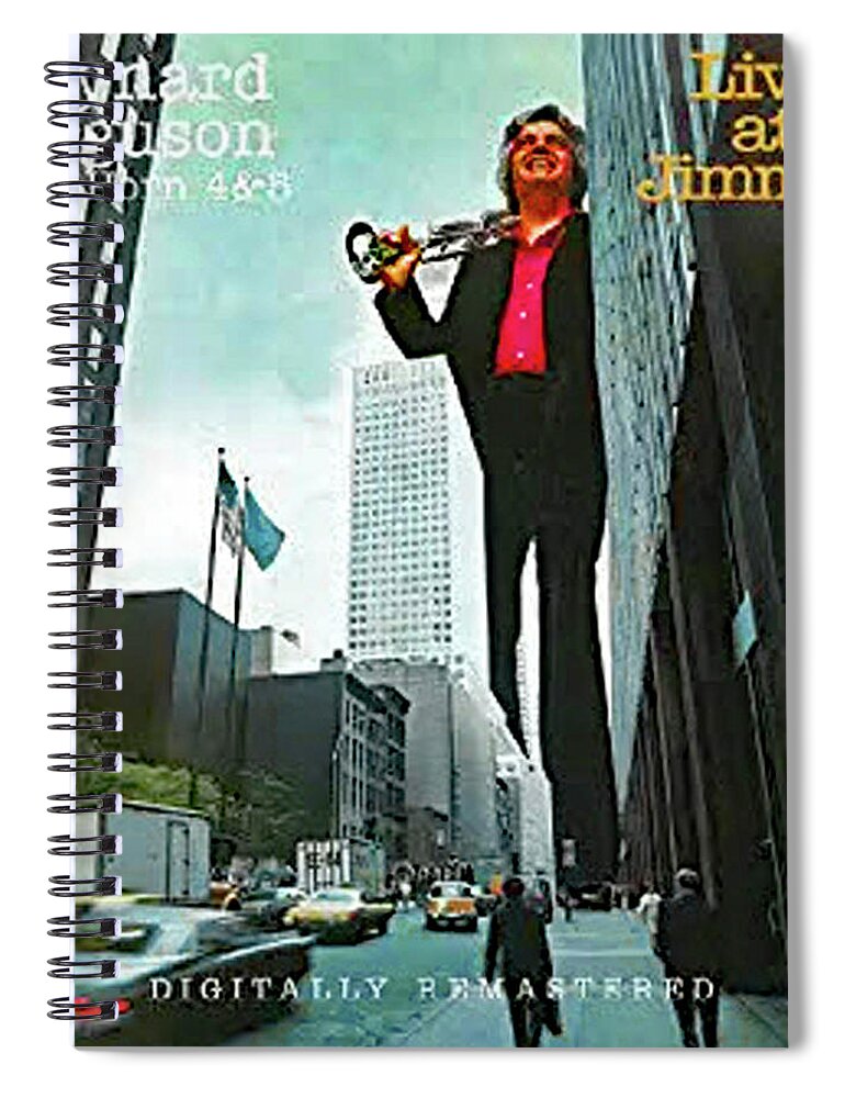 Manard Ferguson Spiral Notebook featuring the photograph Maynard Ferguson Live at Jimmy's by Imagery-at- Work